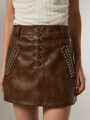 Falda Julias Marron