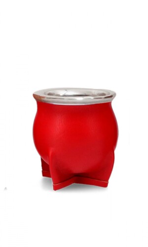 MATE DE CERÁMICA CHICO DELTA SUMMER ROJO PASIÓN