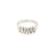 Anillo En Oro 18 K Blanco Con Brillantes Navettes Anillo En Oro 18 K Blanco Con Brillantes Navettes