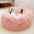 Cucha 80cm Cama Colchon Puff Plush Mascota Antiestress Color Variante Rosa