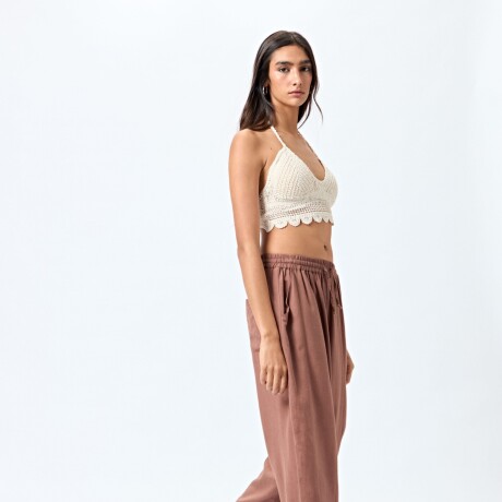 PANTALON FINNIAN Marron