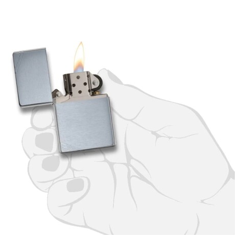 Encendedor Zippo Brushed Chrome Vintage - 230 Encendedor Zippo Brushed Chrome Vintage - 230