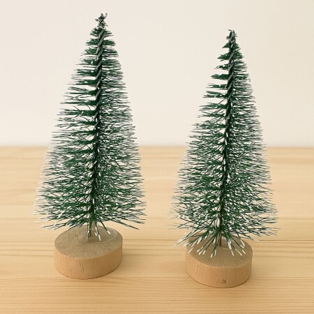 Adorno Navideño Arbolito Mini x2 Para Mesa Adorno Navideño Arbolito Mini x2 Para Mesa