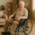 Silla de Ruedas Plegable Con Freno Silla de Ruedas Plegable Con Freno
