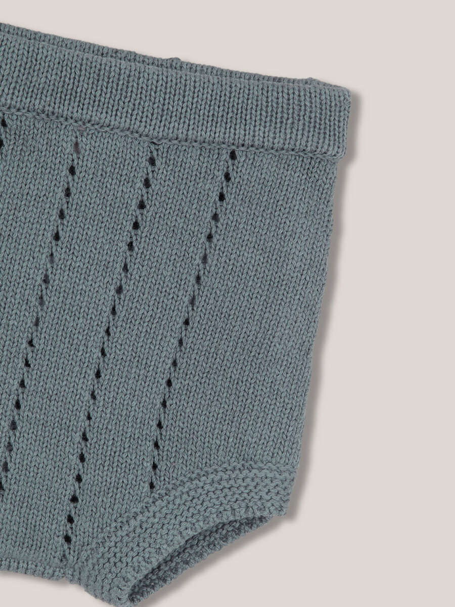 Bombacho Con Desagujados Azul