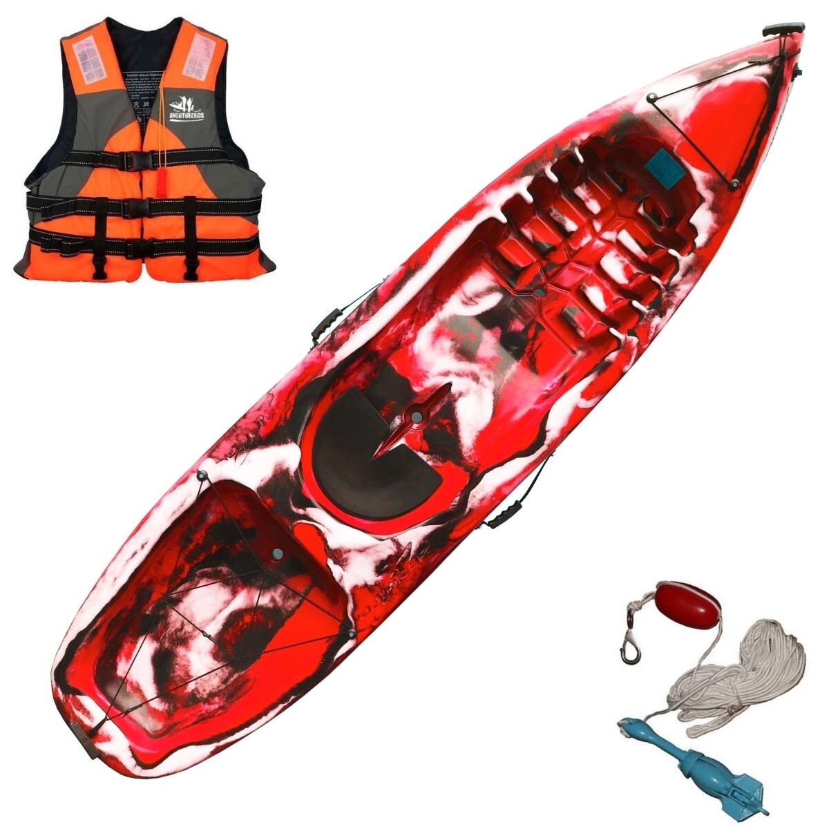 Kayak Caiaker Pinguim - Camo Rojo 