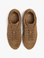 Zapatillas De Piel Monocromáticas camel