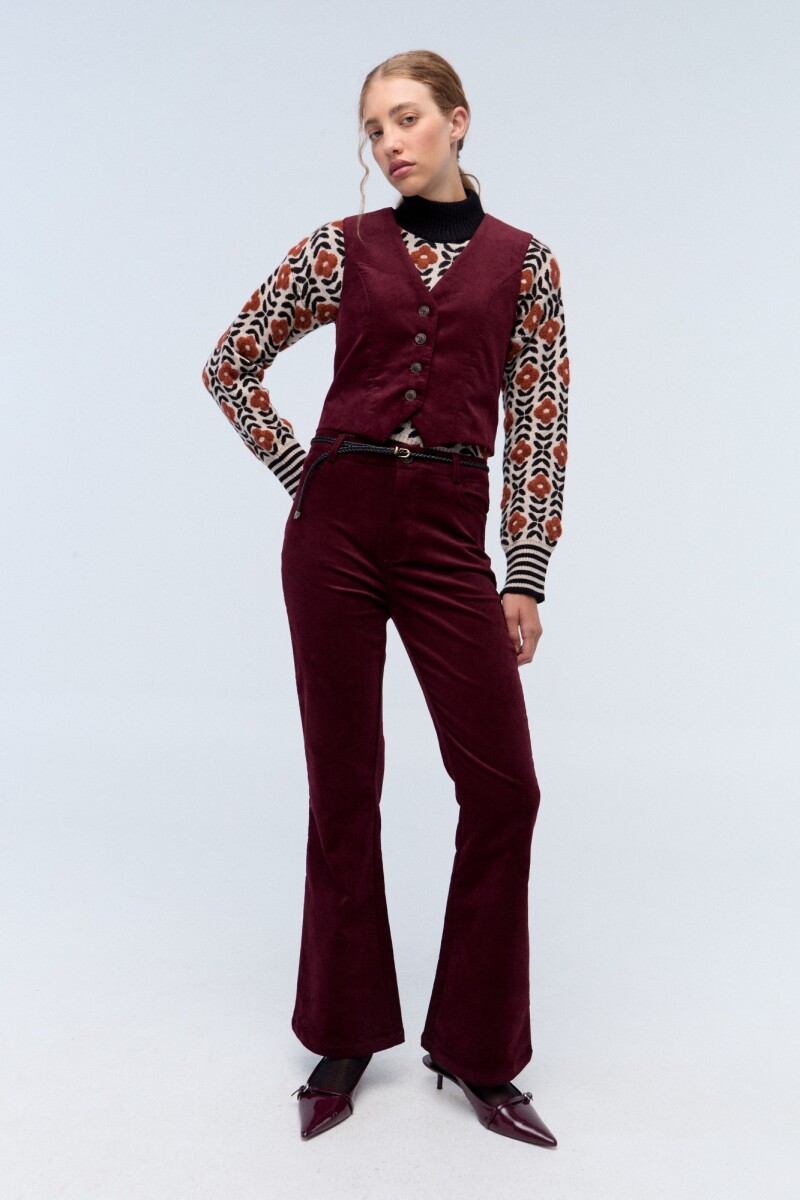 Chaleco Liverpool Bordo