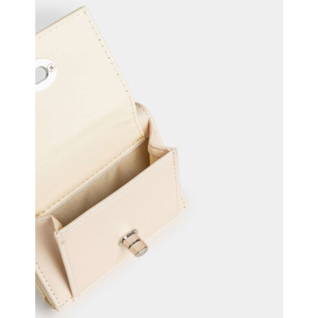 Billetera Solapa Blanco Crudo