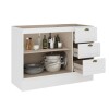 Bajo Mesada AMERICANA 120 cm MDF Blanco Bajo Mesada AMERICANA 120 cm MDF Blanco