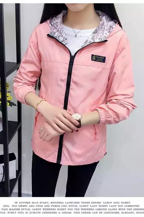 Campera STACY reversible Rosa