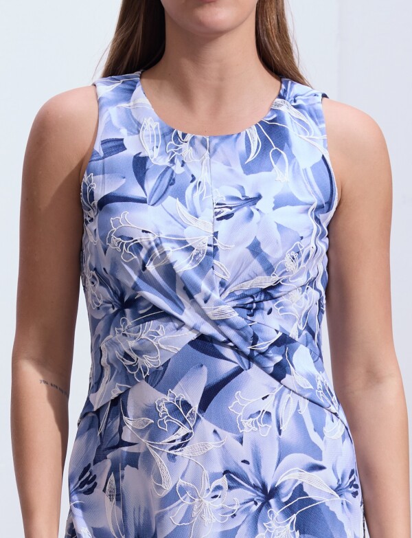 Vestido Maxi Printed CELESTE/MULTI