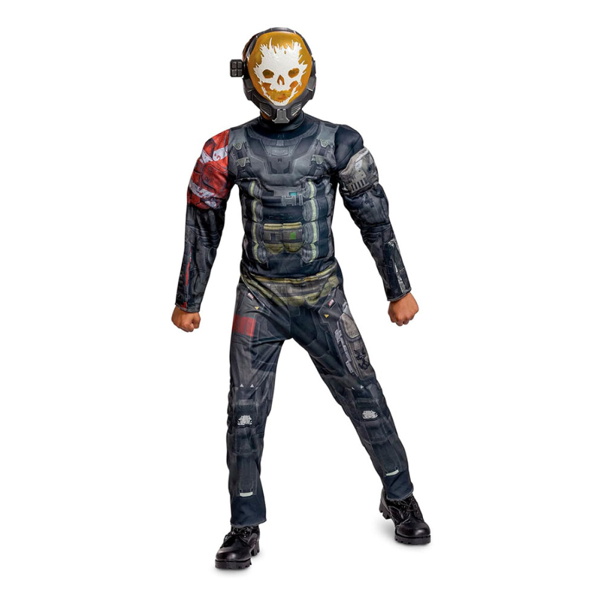 Disfraz Infantil 128959 Halo - Spartan Universo Binario - GRIS 