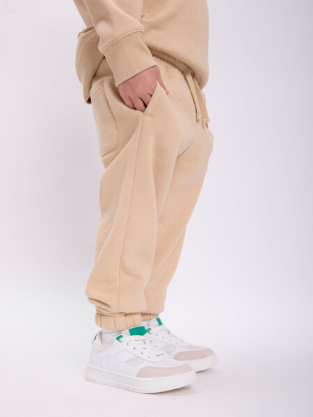 Pantalón deportivo jogger Tostado