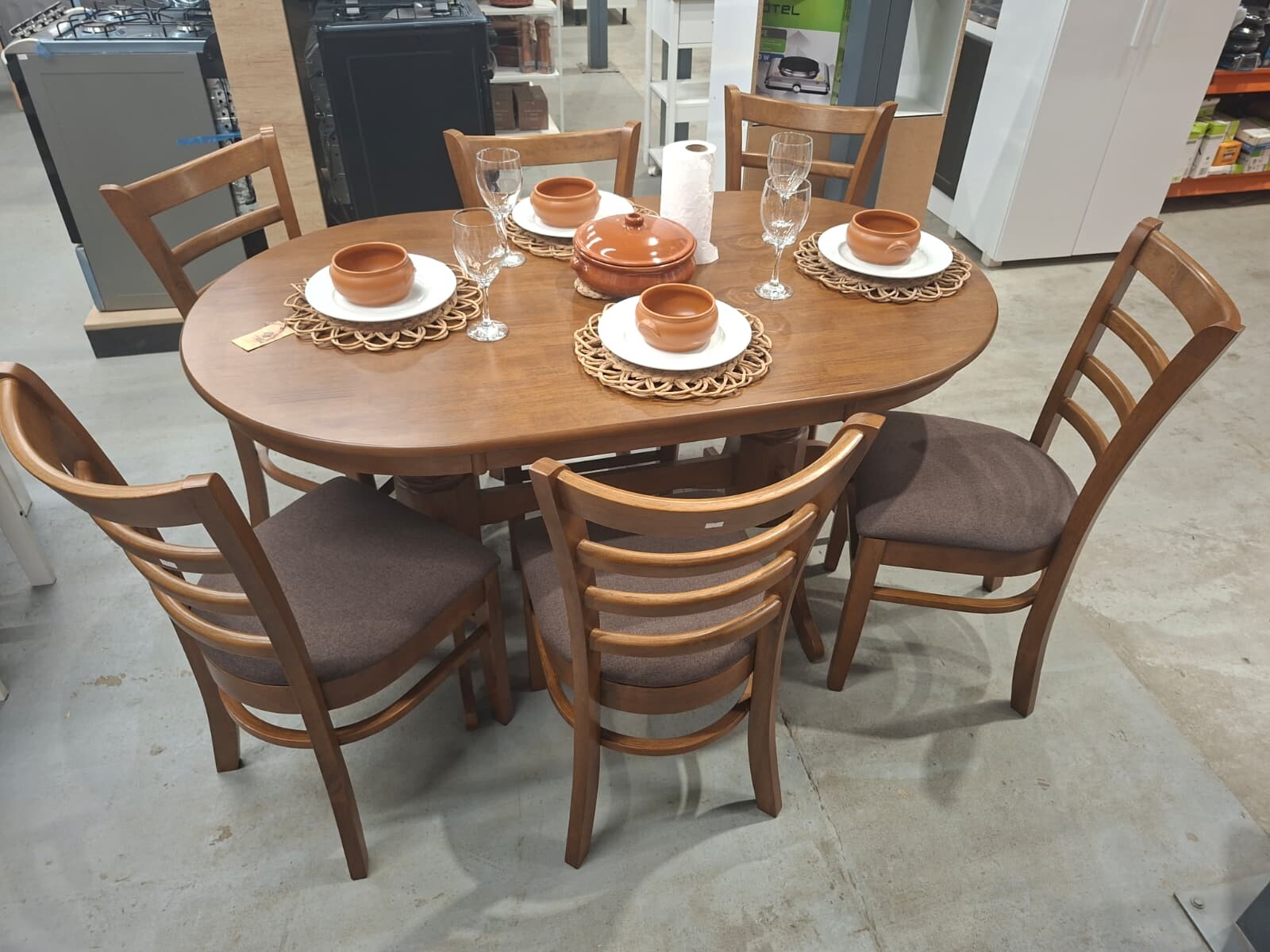 Juego de comedor 6 sillas Sandy 