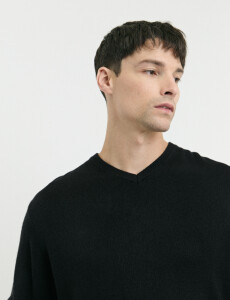 470313 SWEATER V HARRINGTON URBAN Negro