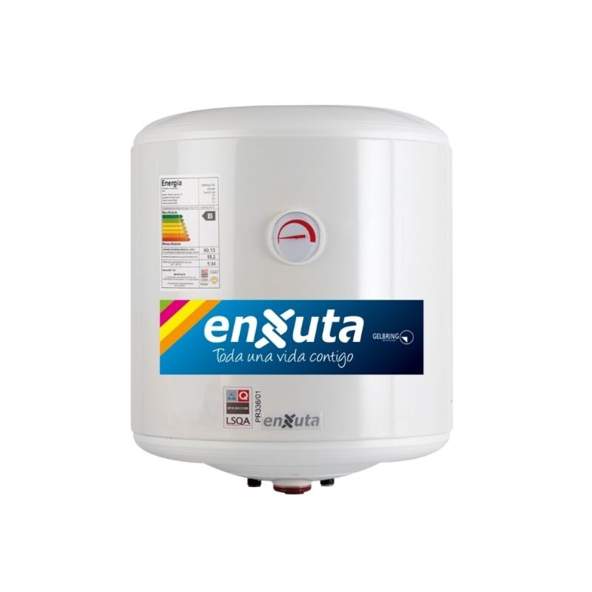 TERMOTANQUE 40L ACERO ENXUTA 