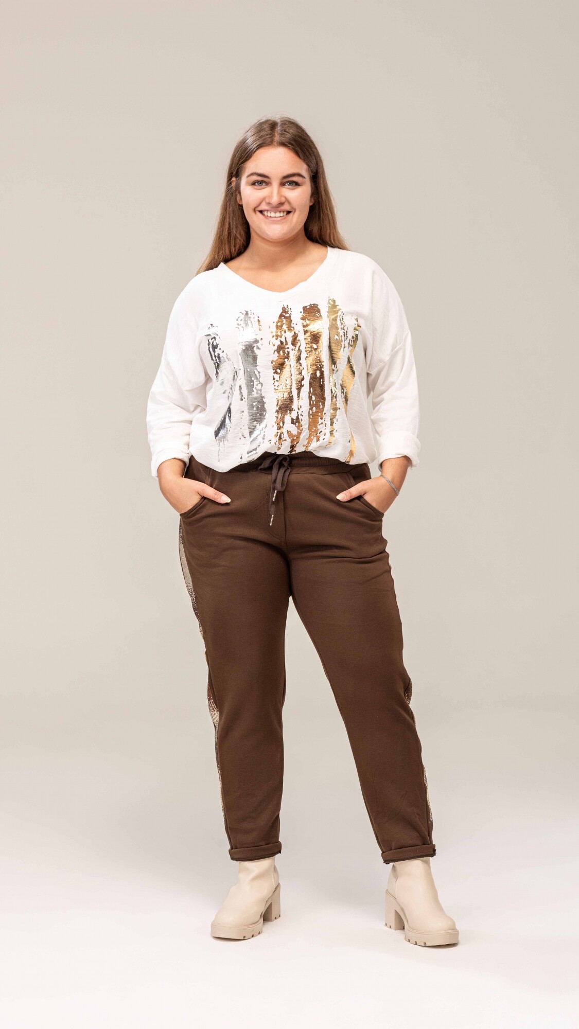 Pantalón Emilia chocolate