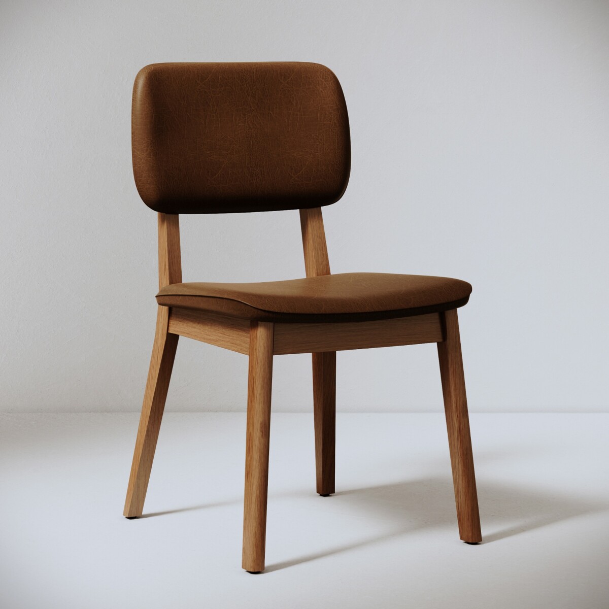 Silla de Comedor Classic - Línea Manhattan - - Cuero Sintético 