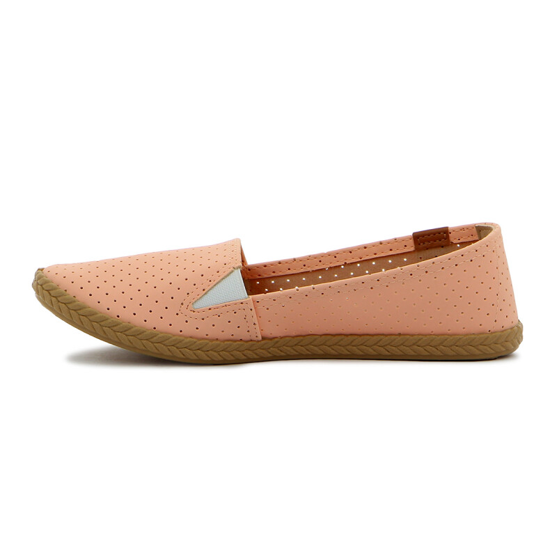 Moleca Zapatilla Casual Calada Durazno