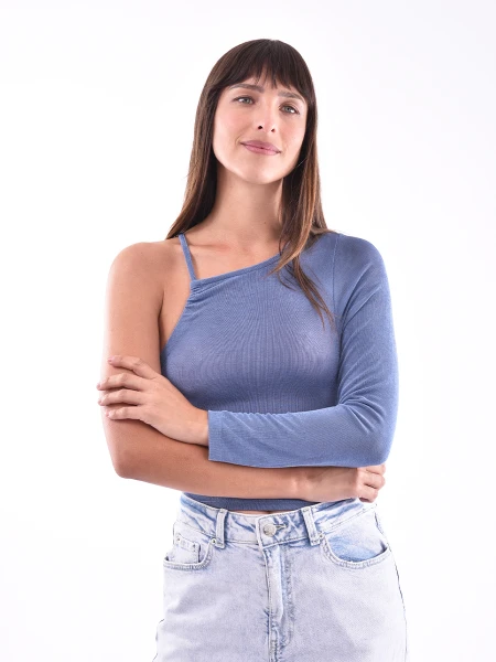 REMERA EDS AZUL PIEDRA