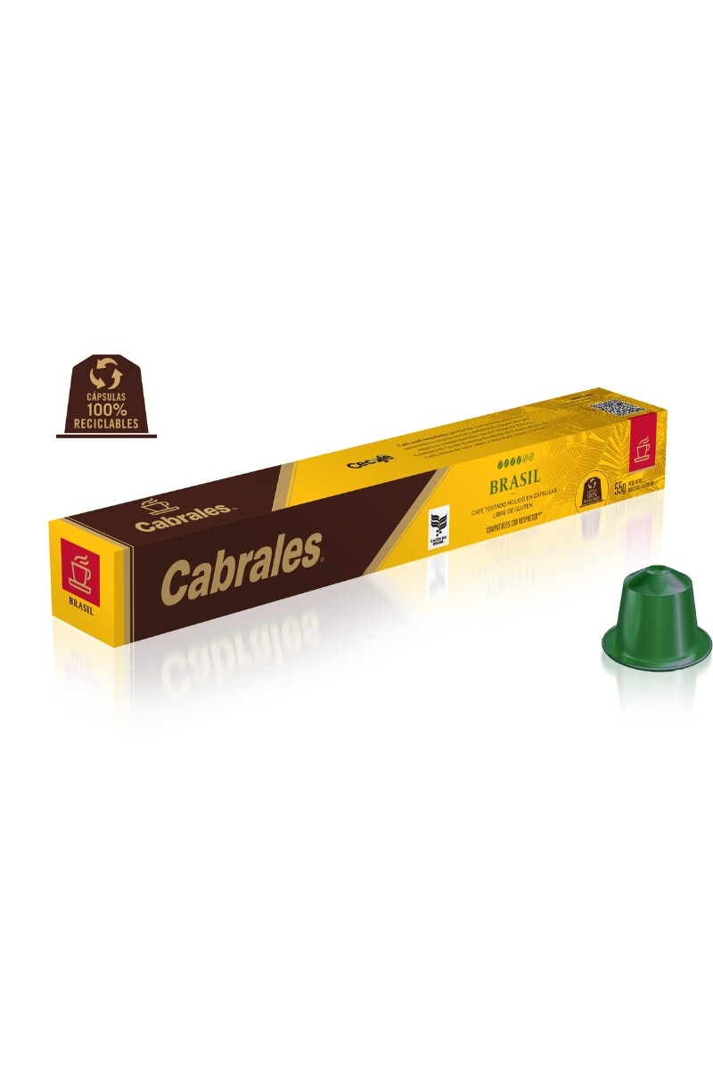 Cabrales Cápsulas Nespresso Brasil 55grs. 