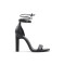 ELEEZAA SILVER METALLIC SYNTHETIC BLACK