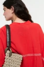 CAMISA CUELLO MAO Rojo