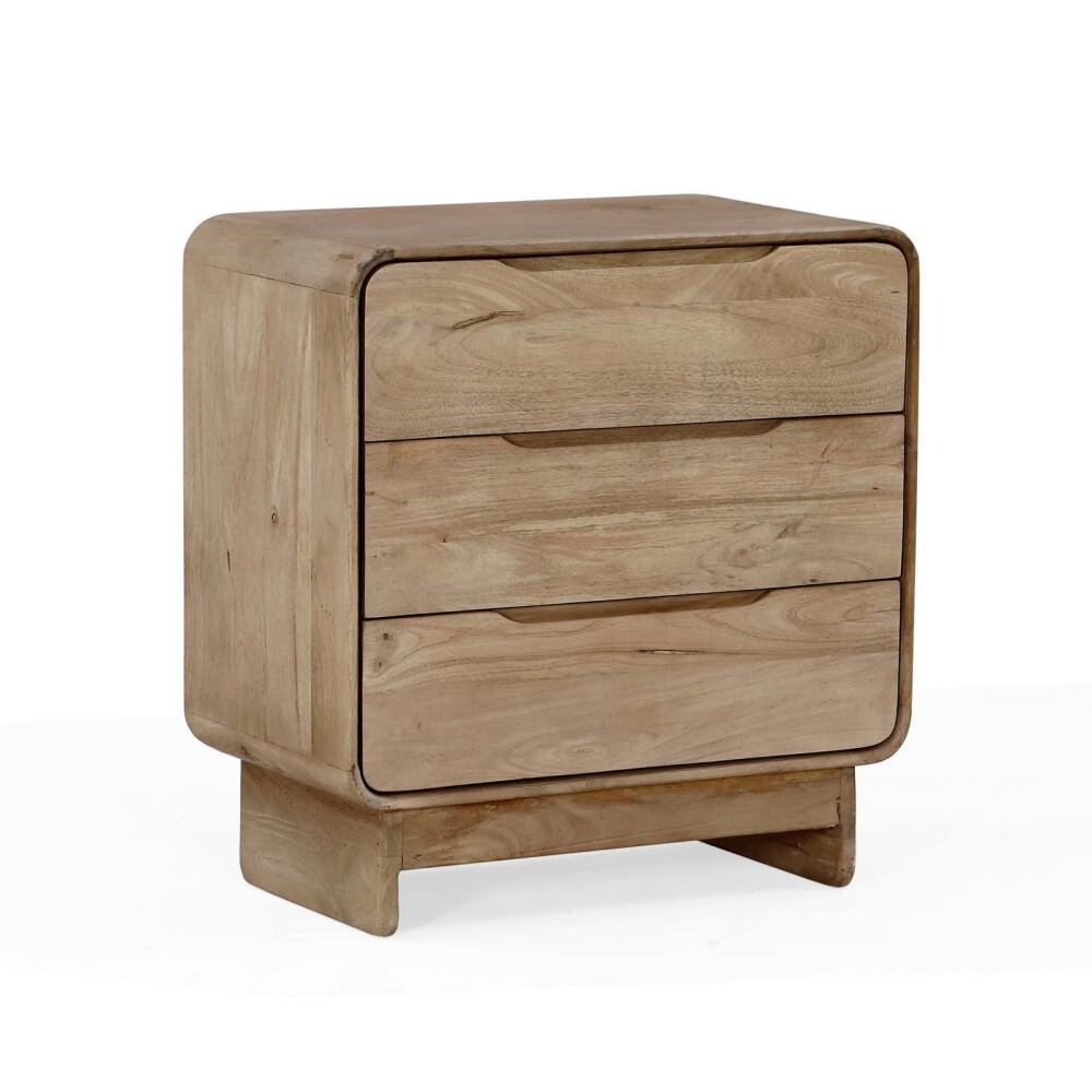 CÓMODA 70CM MADERA NATURAL-BEIGE ALEXA