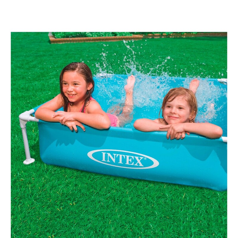 INTEX PISCINA ESTRUCTURAL CUADRADA NIÑO 122X122X30 337 LTS Intex Piscina Estructural Cuadrada Niño 122x122x30 337 Lts