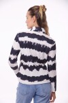 CAMISA SONA ESTAMPADO BLANCO Y NEGRO