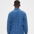 LS OX BAS STANDARD FIT BLUE PLAID