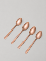 Cuchara De Té Asher Set 4 Un. Rose Gold Color Unico