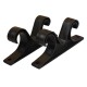 Set x2 soportes de techo doble MARRON OSCURO