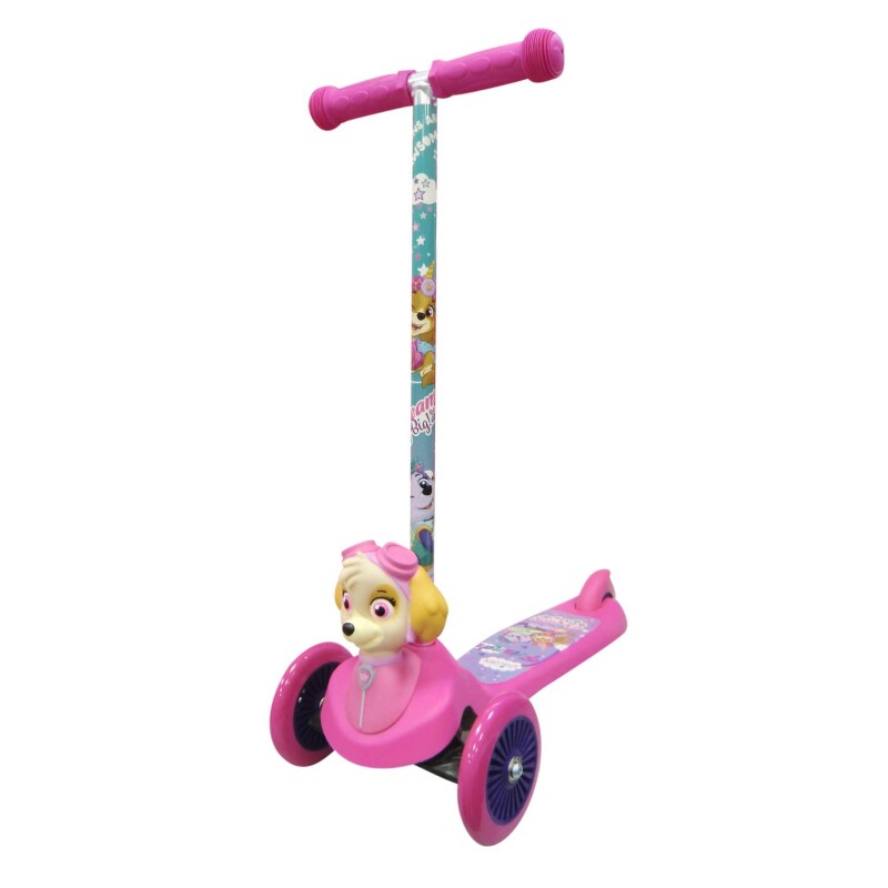 Monopatin Nickelodeon 3D 3 ruedas Paw Patrol Rosa