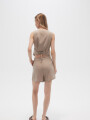 Short Sunniva Taupe Claro