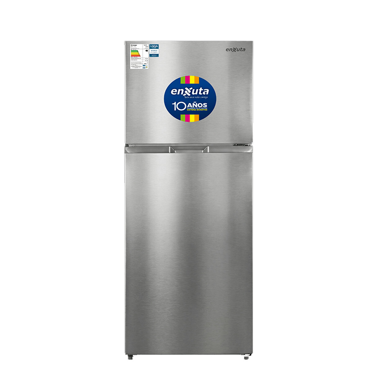 REFRIGERADOR FRÍO SECO INVERTER 333 LITROS INOX ENXUTA 