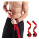 Set X2 Straps Correas Levantamiento Pesas Gym Negro Rojo