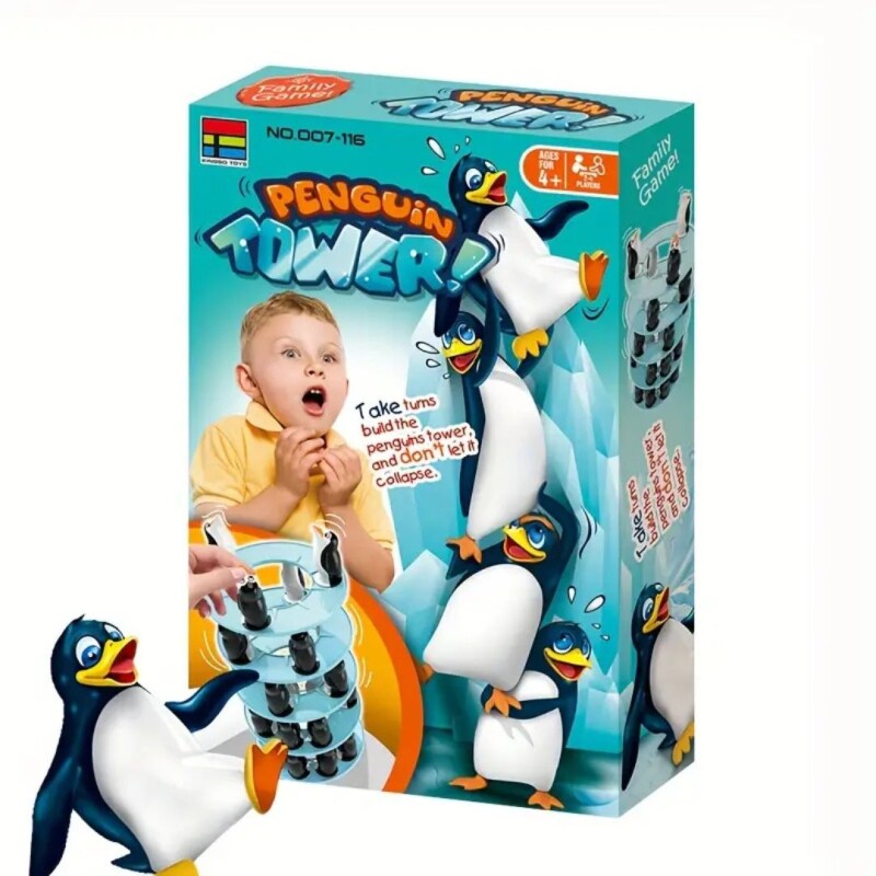 Juego equilibrio con pinguinos Sin Color