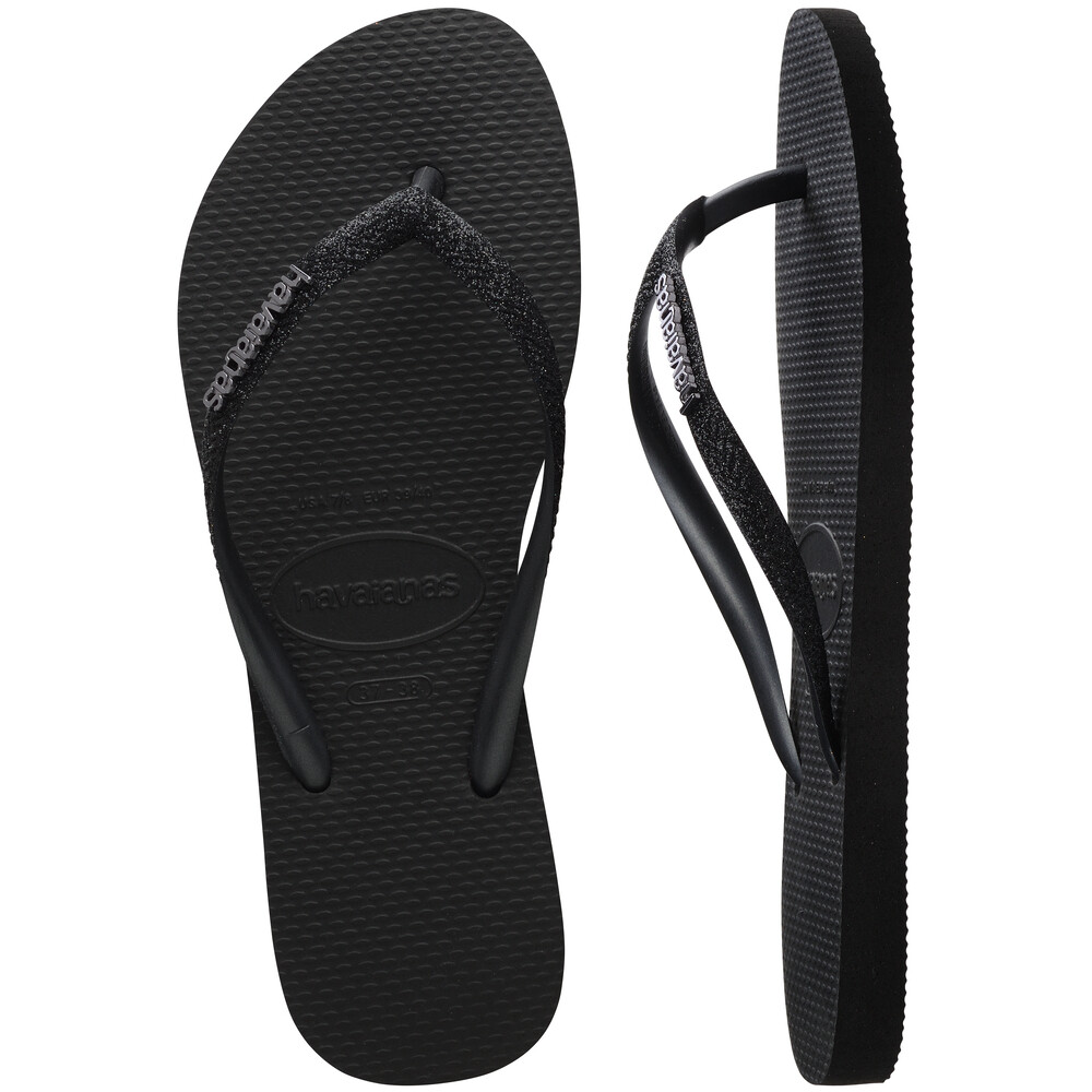 Slim Glitter II - Mujer Negro/Negro