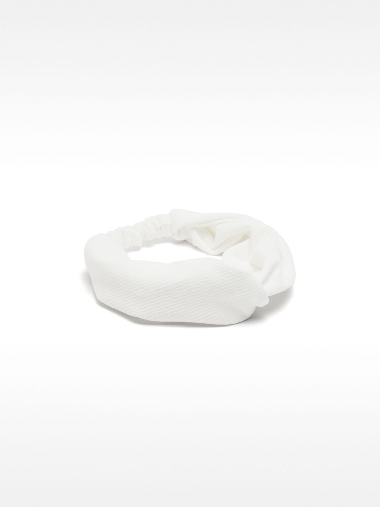 Diadema Turbante Lisa blanco
