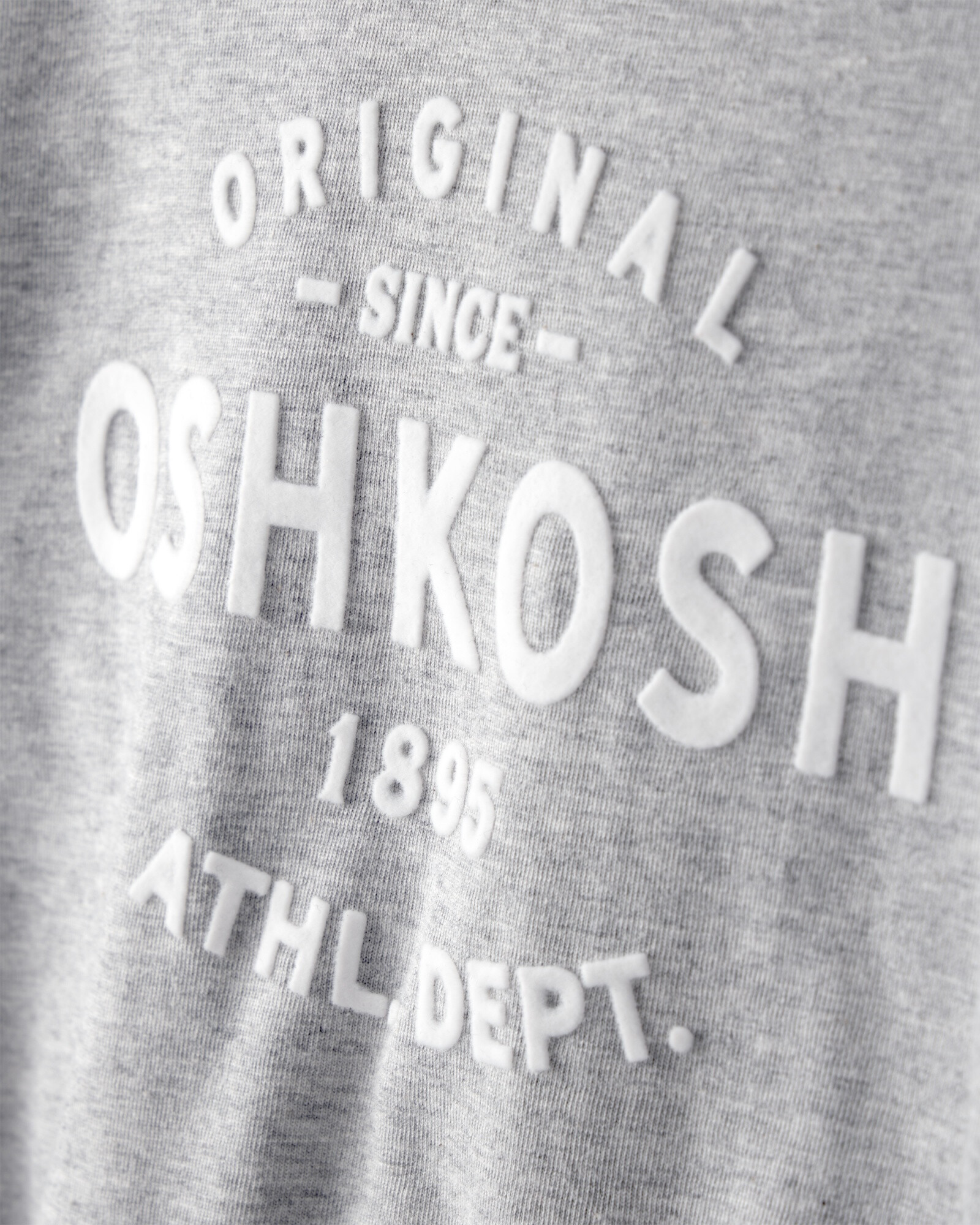 Remera de algodón, gris, con logo Sin color