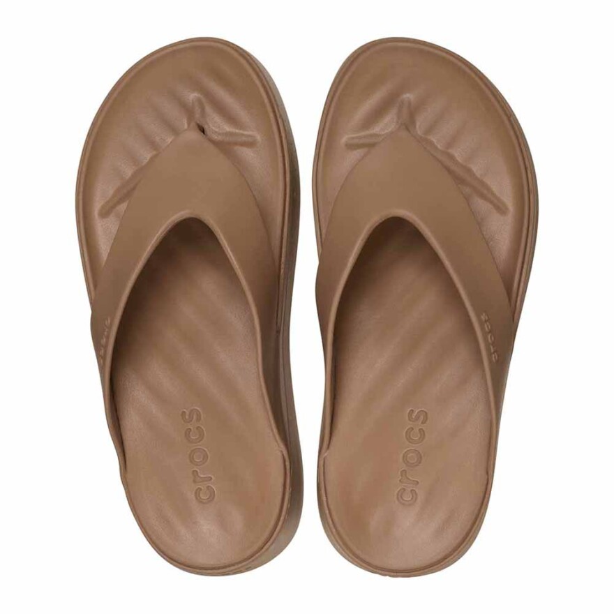 Sandalias Crocs Getaway Platform Flip W Mujer Milk Chocolate