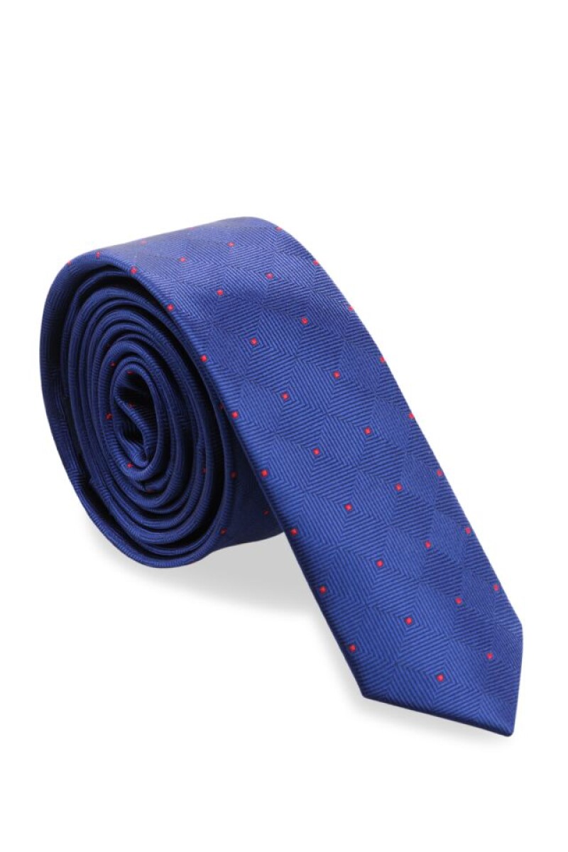 CORBATA FANTASÍA - Azul Combinado 