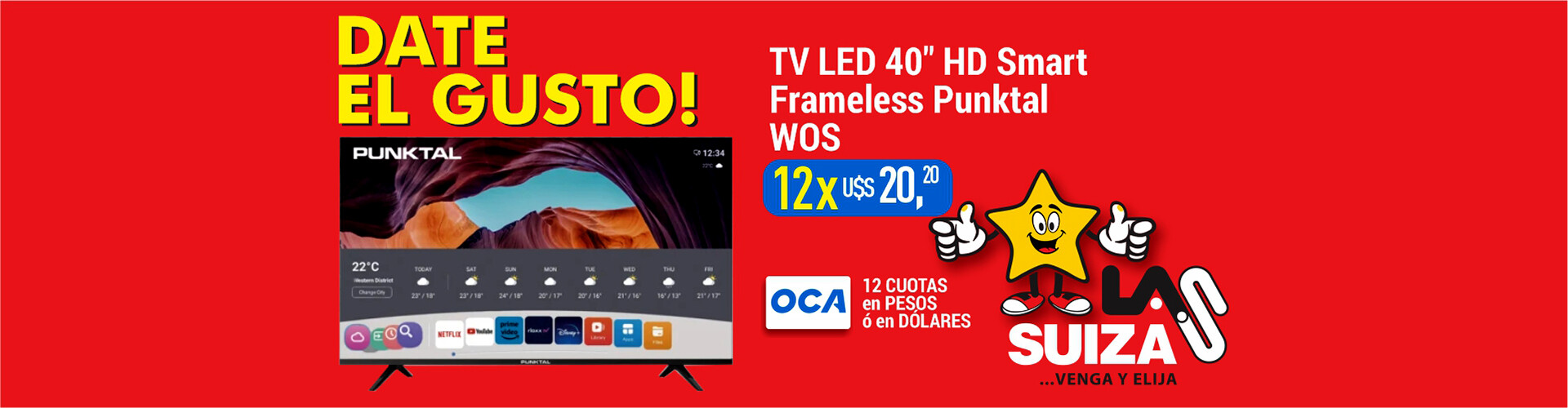 Led 40" Punktal