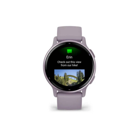 Reloj Garmin Vivoactive 5 Con Bisel de Aluminio Lila