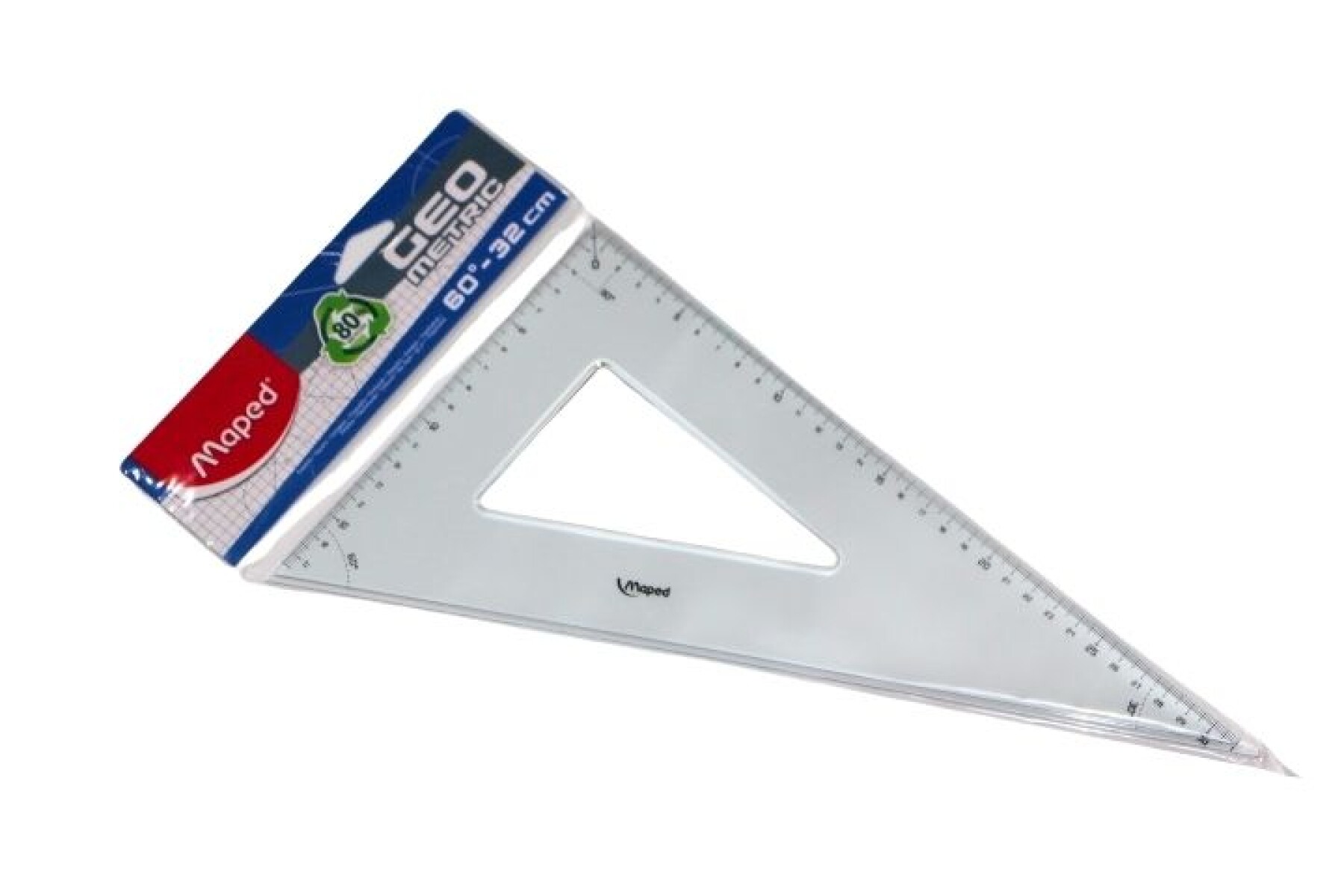 ESCUADRA MAPED ACRILICA 32 CM 60 GRADOS 