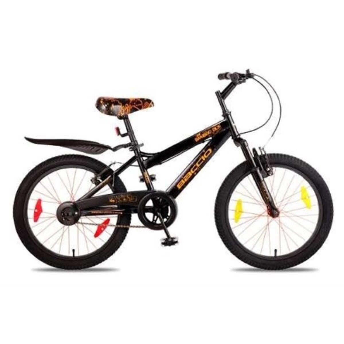 Bicicleta Baccio R.20 Niño Mtb Dlx Bambino - Negro/naranja. 