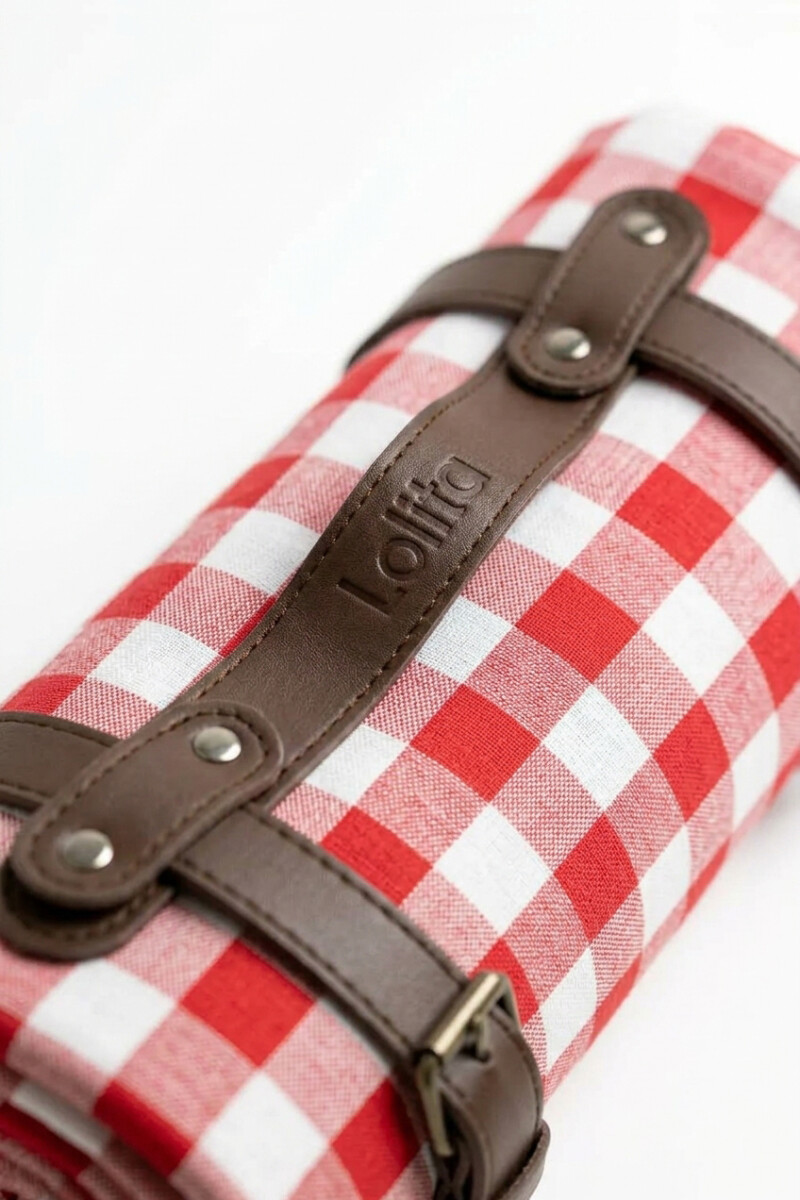 Lona picnic rojo
