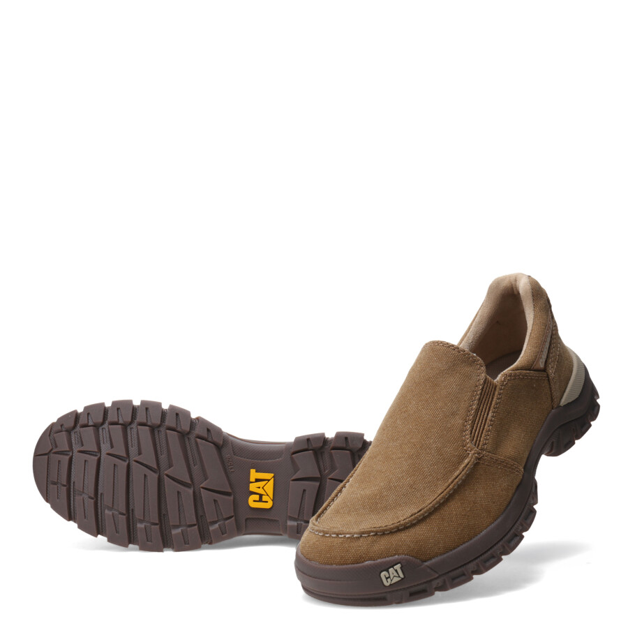 Zapatos de Hombre Caterpillar Threshold Slip On Canvas Beige Natural